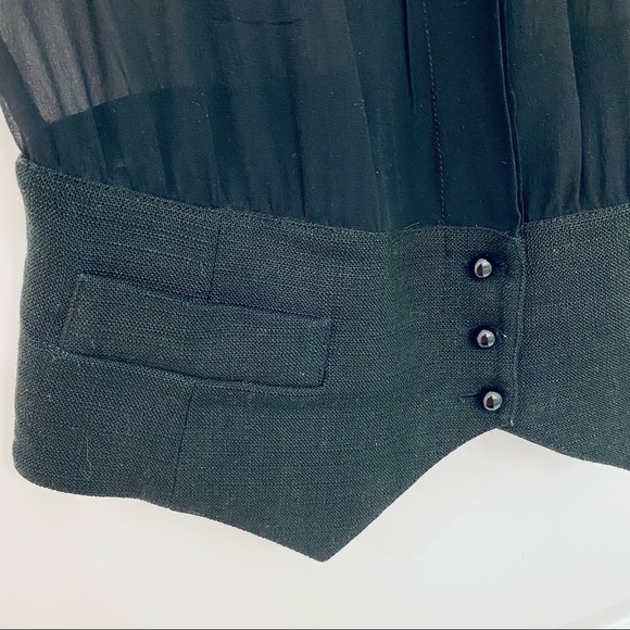 Emporio Armani Silk and Linen Vest Top - Picture 4 of 6